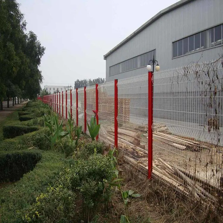 海南公路绿化围栏 桃型柱护栏网 三亚果园无边框围栏网 现货