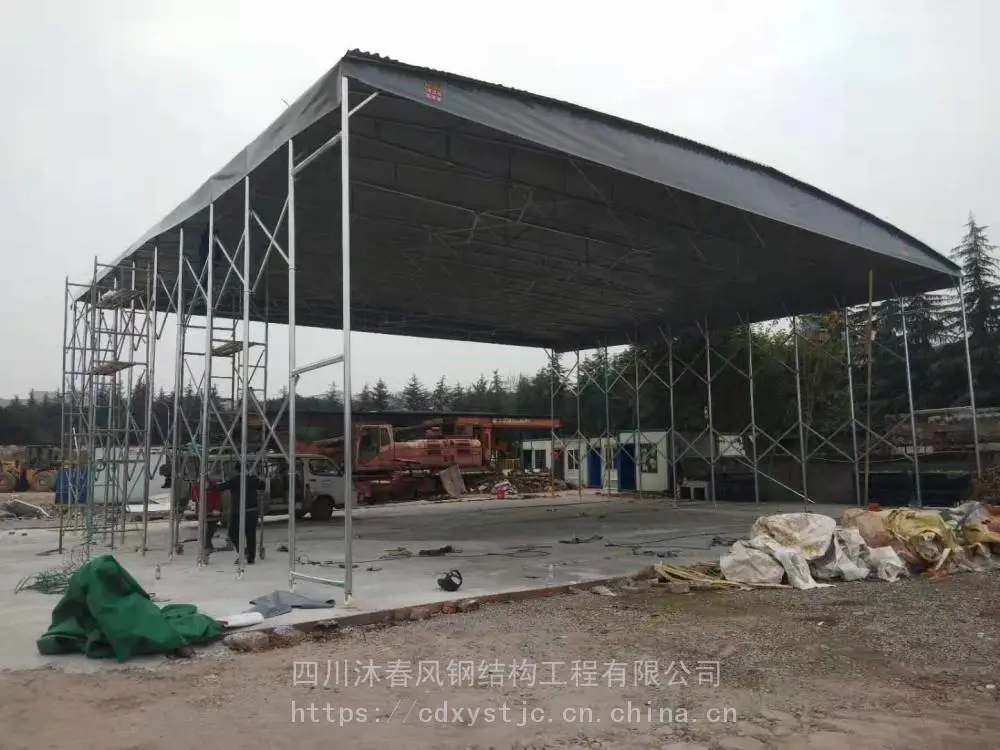 巴中市 大型推拉雨棚图片-高品质