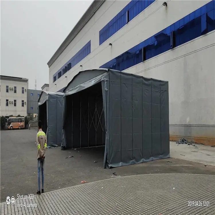 宿迁宿豫 活动式遮雨棚 大型活动仓库雨棚 全国上门安装