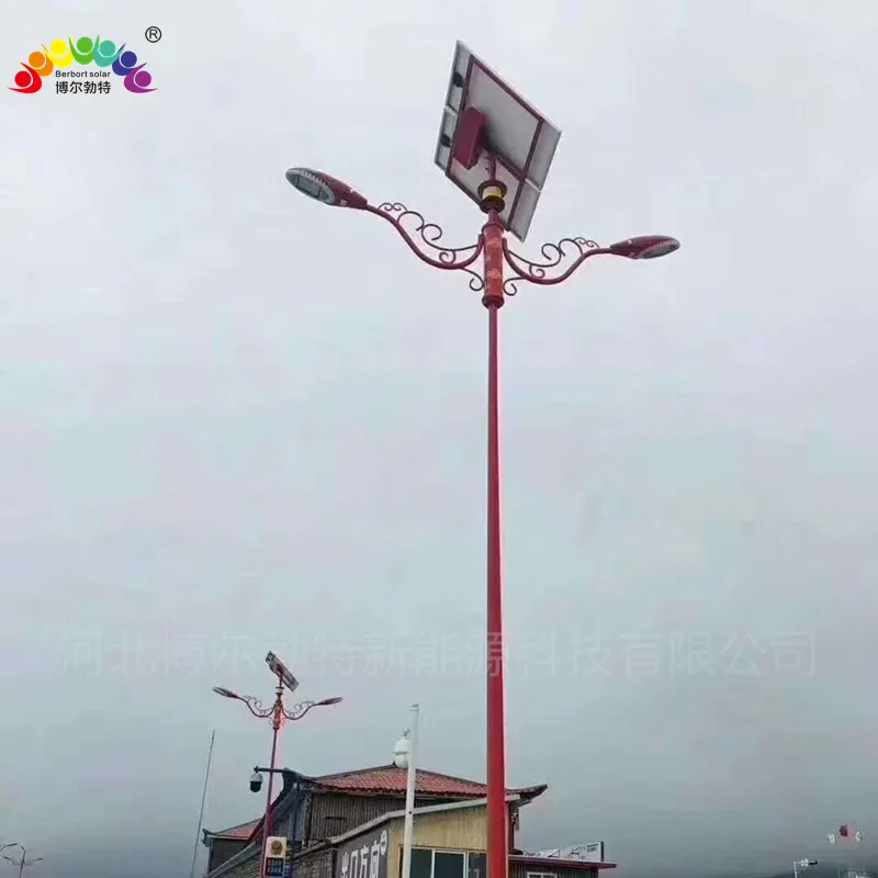 博尔勃特民族特色太阳能路灯乡村振兴路灯多少钱一根工程