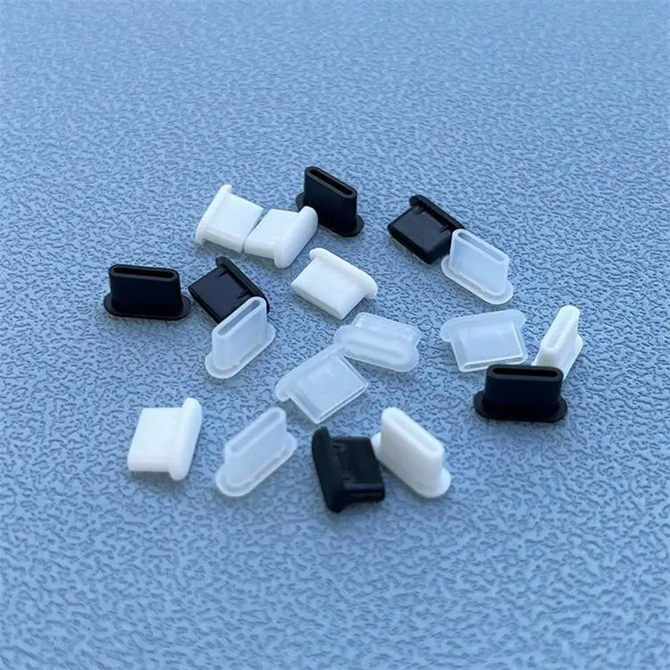 连体式防水塞食品级密封塞吸管水杯塞高弹性孔塞开模定制