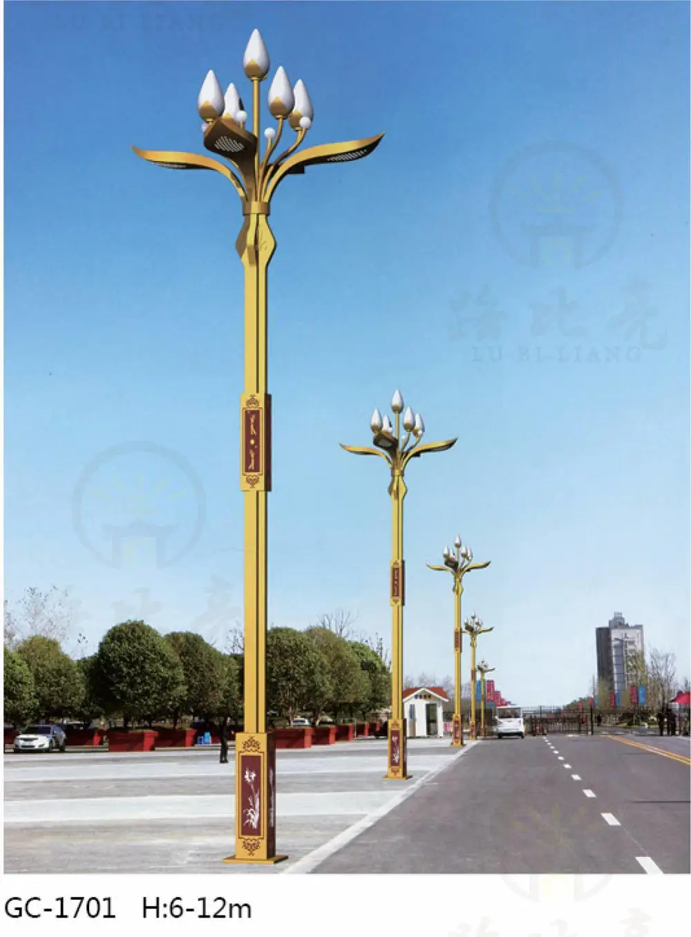 LED景观灯户外庭院灯柱头灯小区公园草坪灯30W防水防尘厂家批发