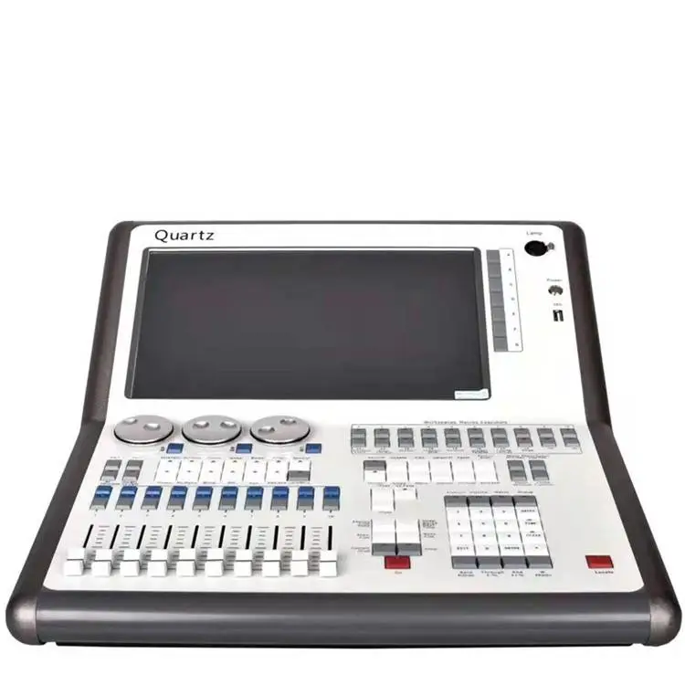 自贡酒吧灯光控台DMX512光束灯舞台灯光系统连接图