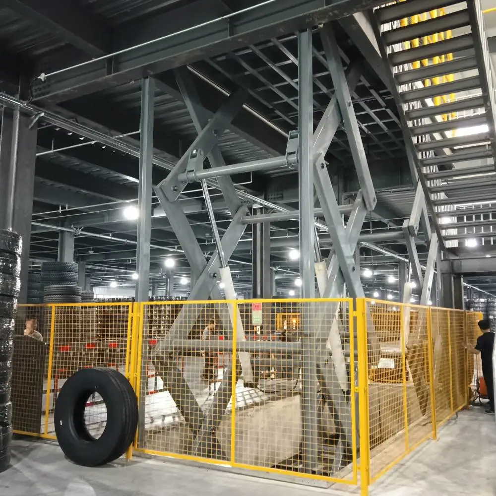 固定剪叉式升降平台 电动液压升降机 定制装卸货工作平台 大货提升机