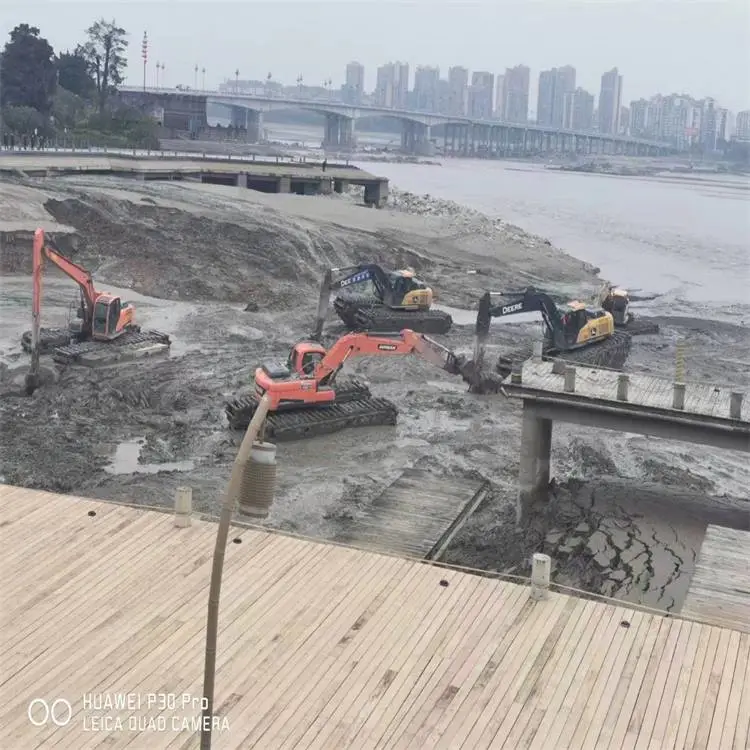 青岛水陆挖掘机出租机构