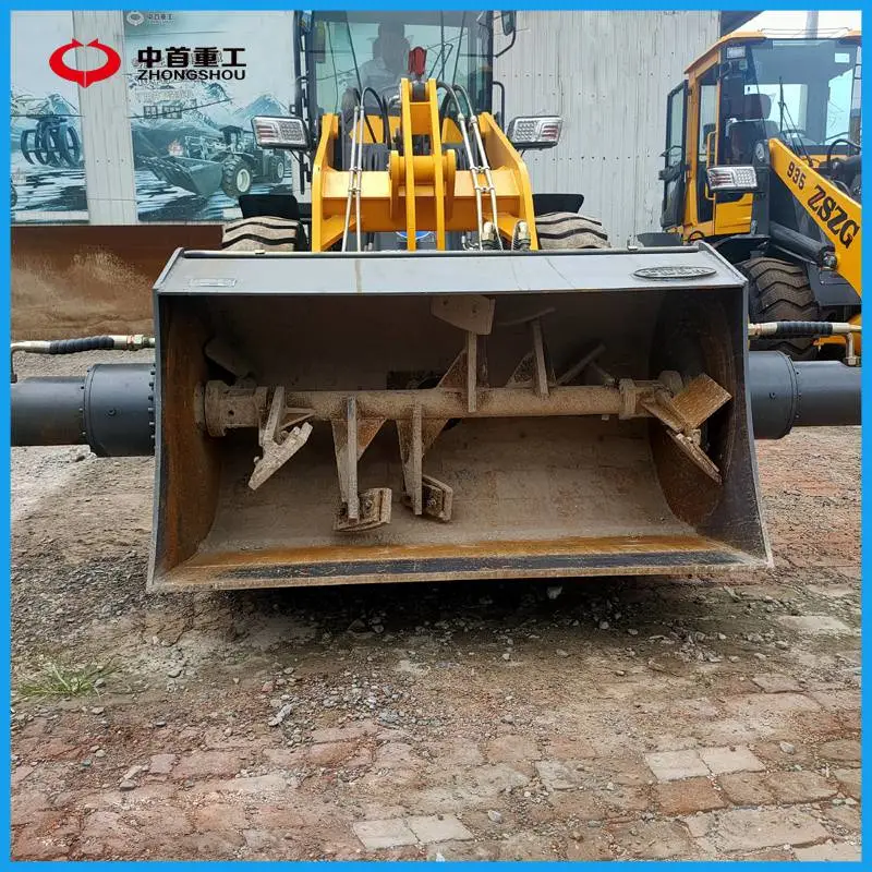 铲车搅拌斗A940装载机安装搅拌机搅拌铲车搅拌视频