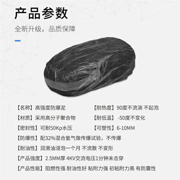 硕雪 电缆封堵用防爆胶泥AB型 电器柜防火封堵密封胶泥25公斤一箱