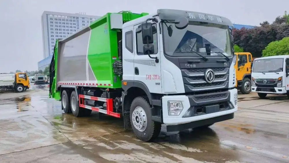 后装式压缩垃圾车 12立方生活垃圾运输车 小区物业垃圾收集车