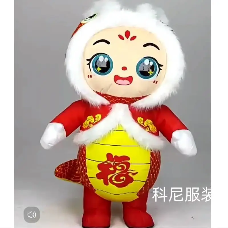 高还原卡通吉祥物玩偶服装定制 商演巡游活动道具人偶服厂家直供