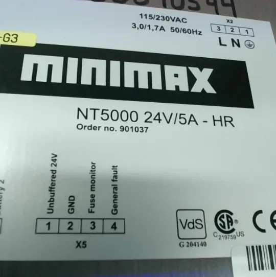 MINIMAX电源NT5000，901037