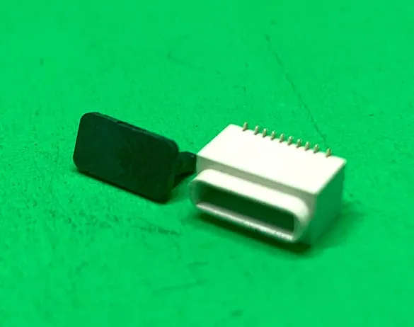 type-c母座24p type c连接器 防水插座 塑胶壳LCP