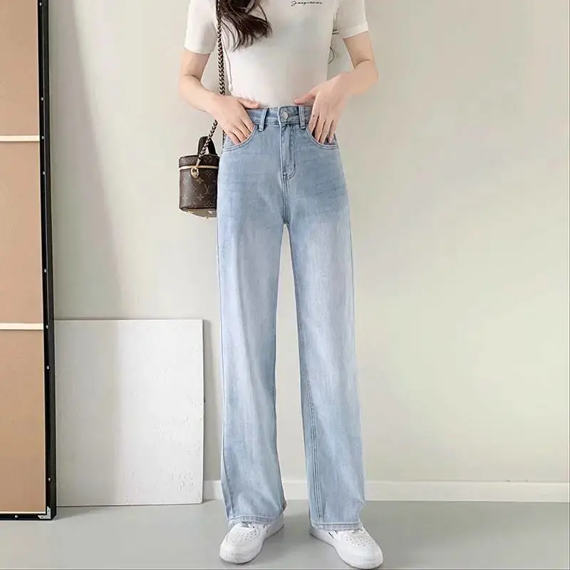 摆地摊叫卖录音卖衣服黑色松紧高腰牛仔长裤怎样去工厂收库存尾货