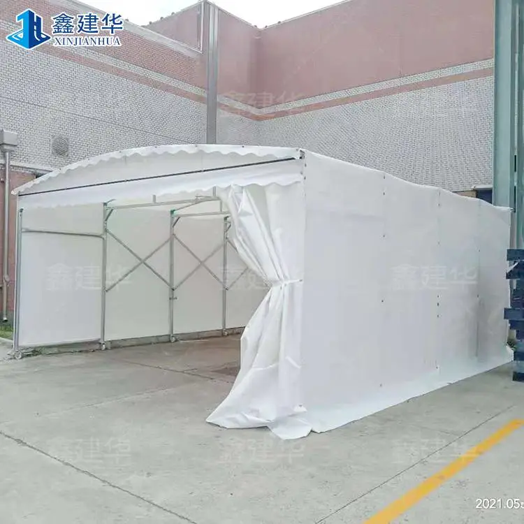 电动防雨棚 大型电动推拉雨棚 安装简单 河北平乡