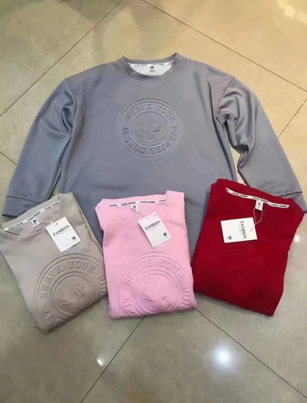 童装卫衣批发厂家直批河北承德围场女士卫衣潮牌衣服一手货源