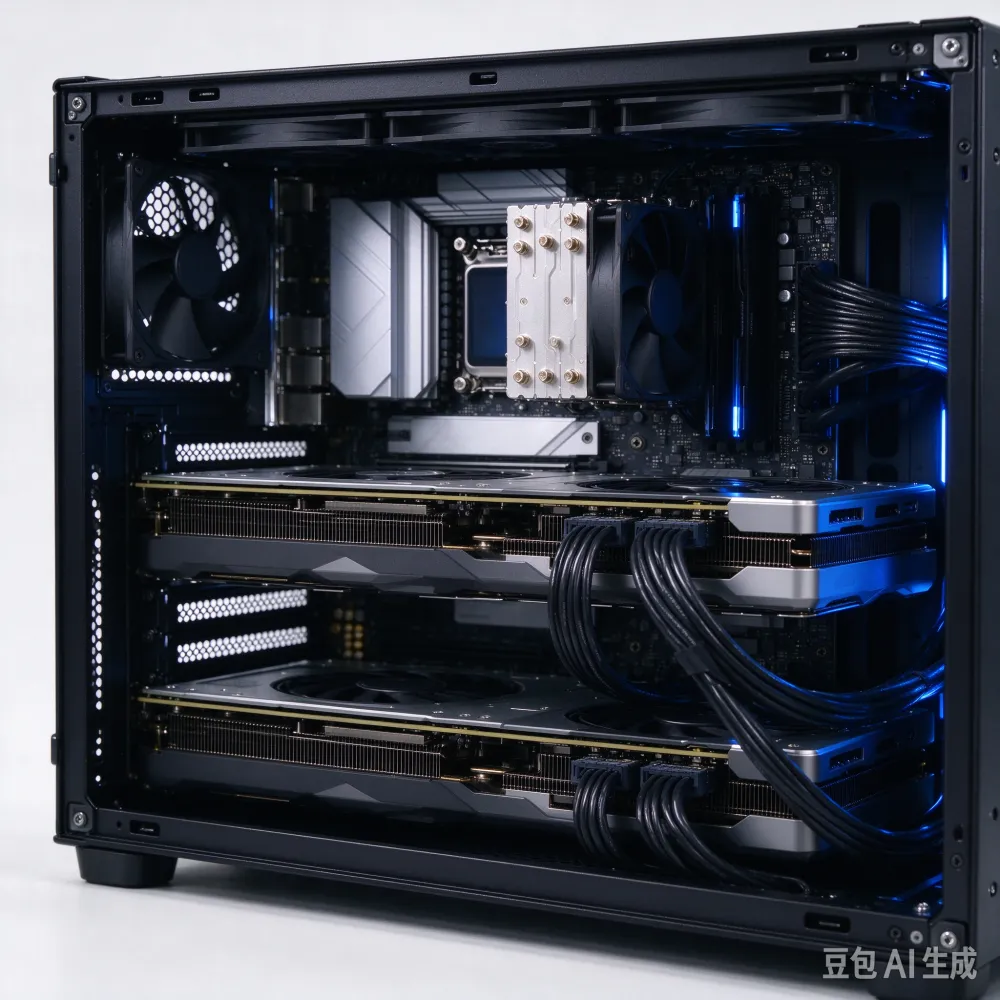 GPU 算力服务器 RTX4090/5090 企业 AI 训练推理大模型私有化部署整机