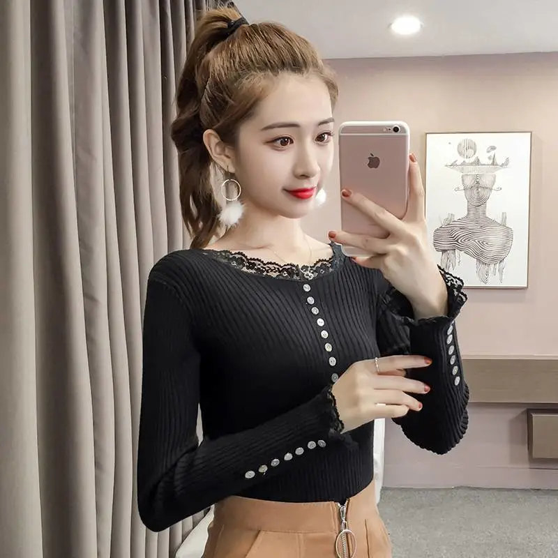 义乌地摊服装批发市场宽松打底衫套头毛衣女尾货服装批发市场