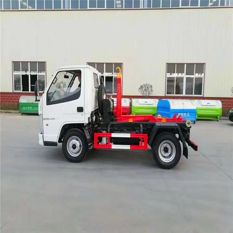 小型3方拉臂式垃圾车_垃圾收集运输车_可首付20%提车