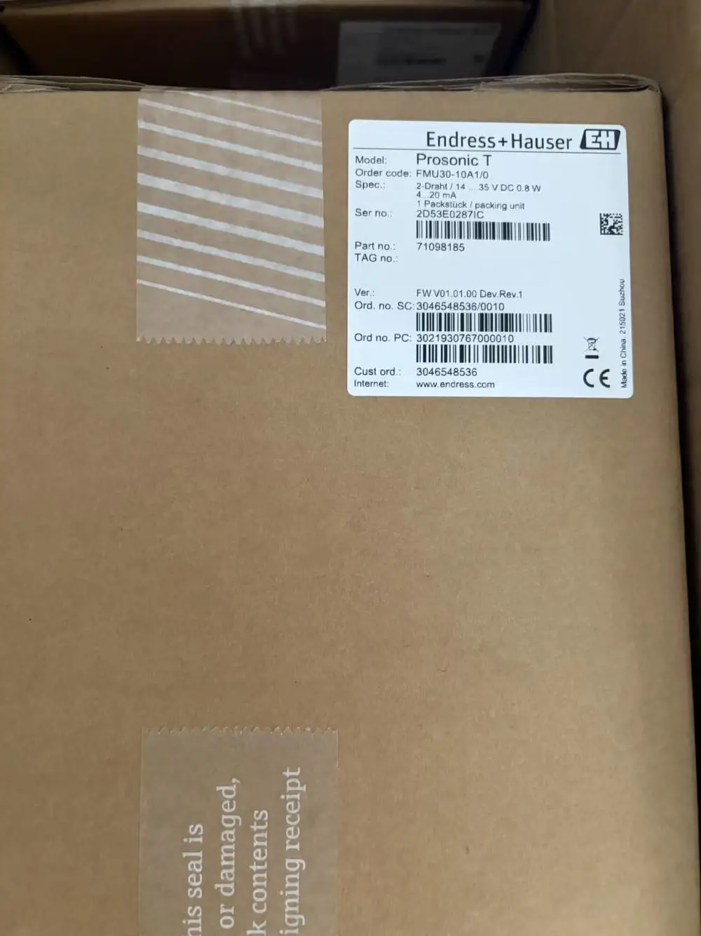 FMU30-AAHEABGHF（FMU30-10A1/0）超声波液位计 FMU30 系列非接触式物位传感器