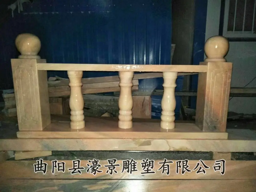 三门峡石雕别墅楼梯栏杆围栏 石栏杆***石栏板 厂家供应濠景雕塑
