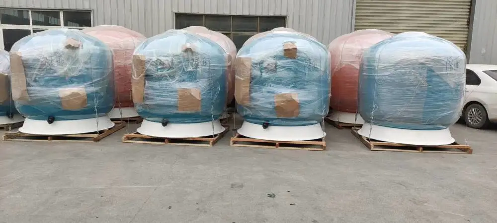 侧装式泳池砂缸过滤器 1.0米 别墅泳池配套 反冲洗手动
