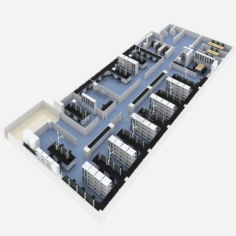 黄埔电气实验室建设方案 小型检验科布局图 万级洁净车间公司