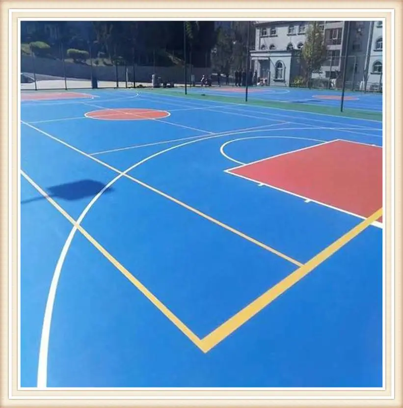 生产厂家,室外篮球场地面,硅pu塑胶篮球场,硅PU篮球场厂家