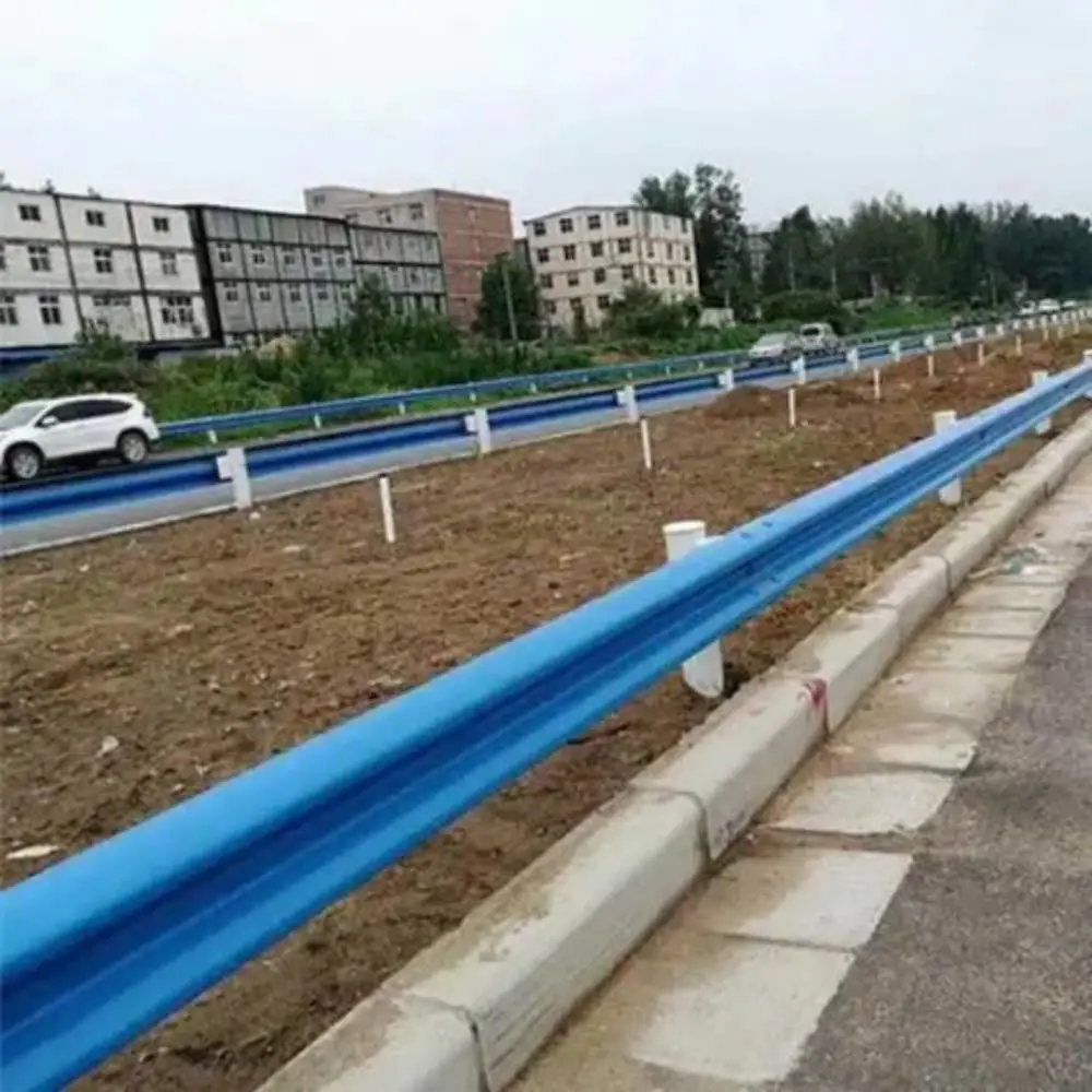 乡村公路喷塑波形护栏国标二波龙邦交通设施