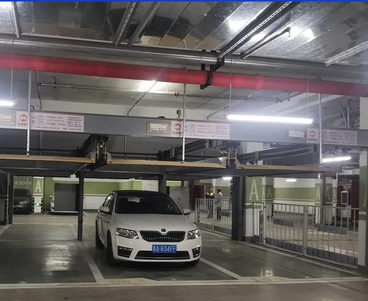 张 店商场地下两层升降机械车库30台双层立体停车场造价