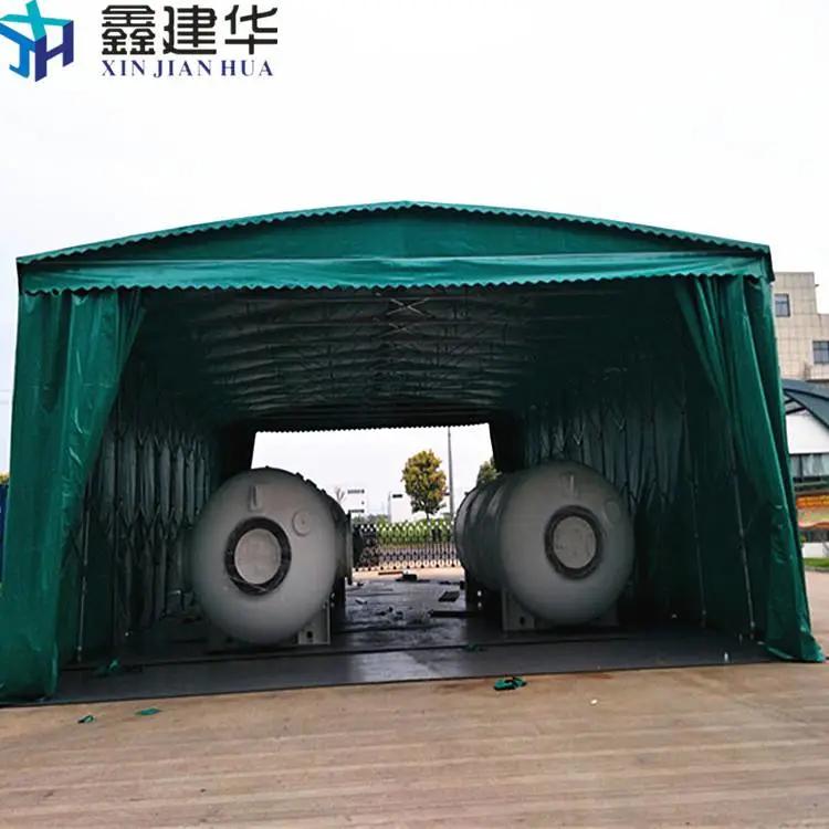 可移动遮阳雨棚 电动户外雨棚 安装图解 垫江