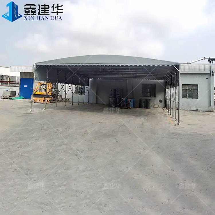 河南郑州新郑 户外临时推拉棚 大型移动棚 售后