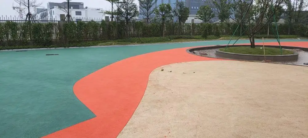 百色西林EPDM橡胶颗粒丙烯酸球场施工网球场