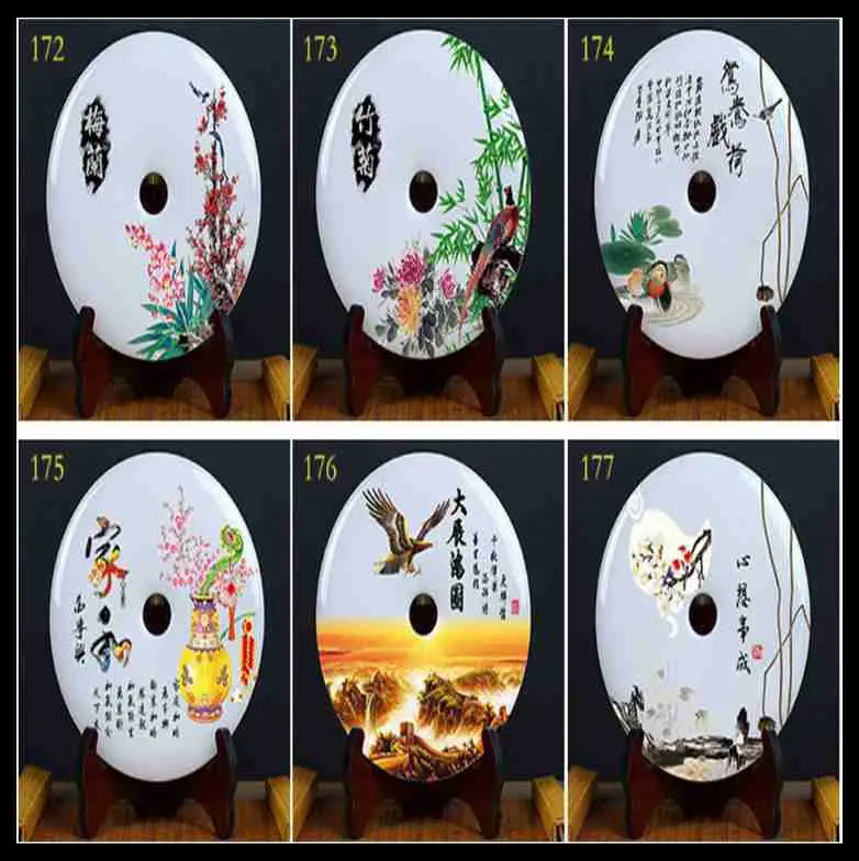 天然玉石平安扣家居摆设玉扣摆件大玉壁客厅***乔迁办公桌装饰品- 供应商网