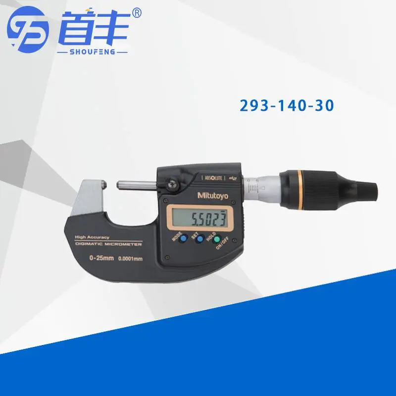 日本三丰Mitutoyo 数显千分尺293-140-30 防冷却液MDE-25MX 0-25mm