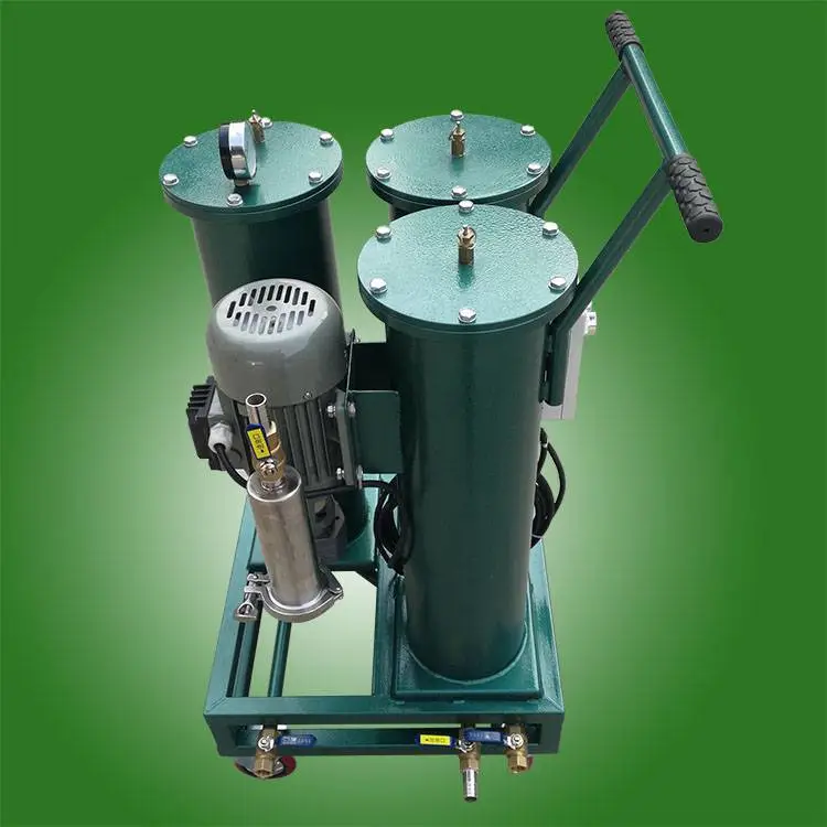 厂家供应 便携式滤油小车LYC-150B 润滑油过滤 工作温度50