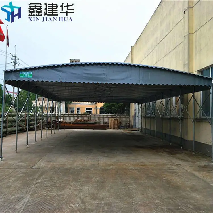 推拉棚活动棚 工业仓库帐篷 棚布湖北金龙 化德