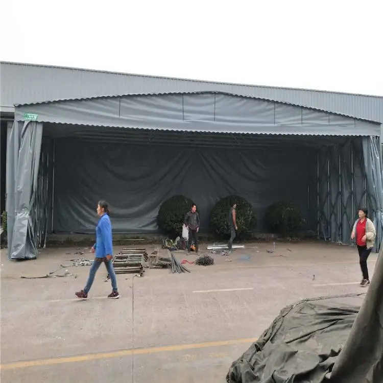 淮安涟水 电动遮阳棚伸缩式雨棚 电动伸缩蓬 小跨度成品安装简单
