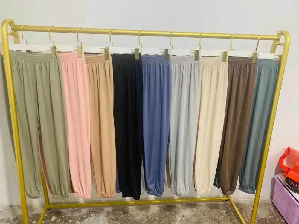 海南三亚中老年女休闲裤供应厂家杂款女式休闲裤批发