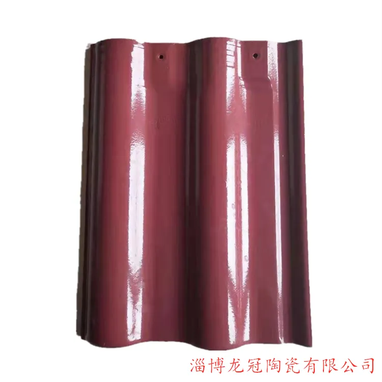 山东全瓷瓦厂家欧式连锁瓦大红瓦厂家发货质量放心