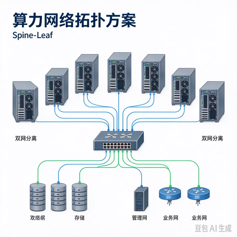 IB 高速交换机 100G/400G 以太网交换机 AI 算力集群 GPU 大模型训练网络设备