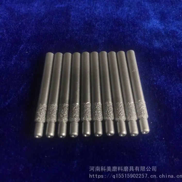 科美钎焊金刚石磨头 花岗岩专用磨头 数控石材雕刻磨棒源头