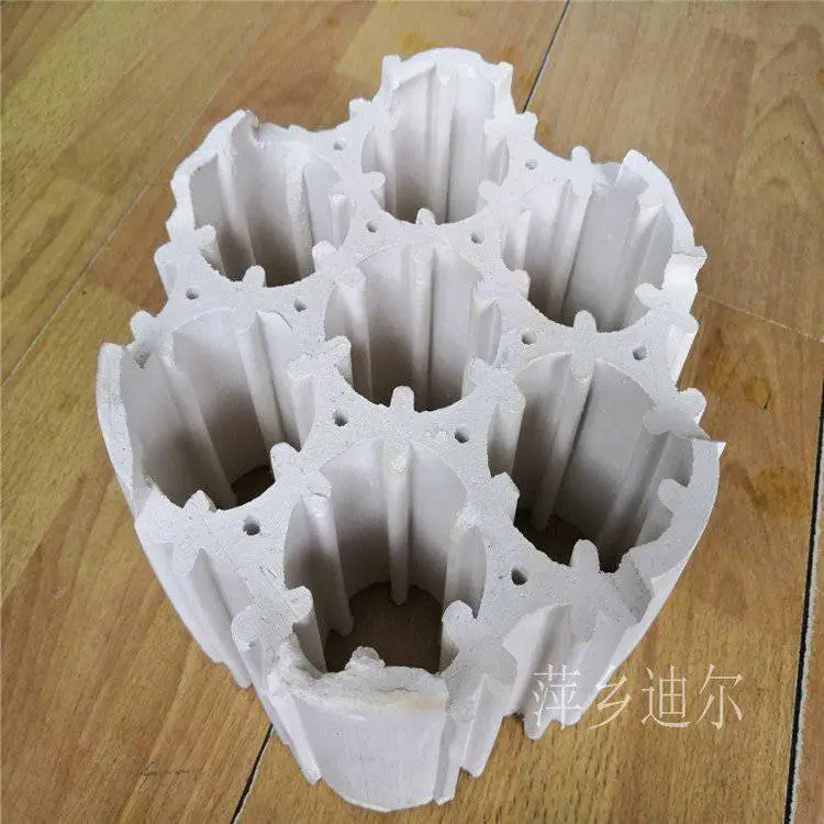 焦化项目轻瓷多齿环 梅花环 组合环全瓷连环 化工填料