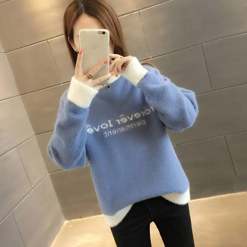 一元地摊货源批发市场中长款慵懒风毛衣女冬3元服装批发