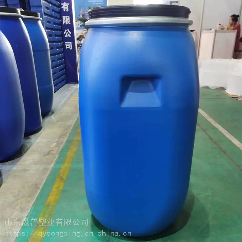 山东河北辽宁晟普HDPE100L大口包箍塑料桶