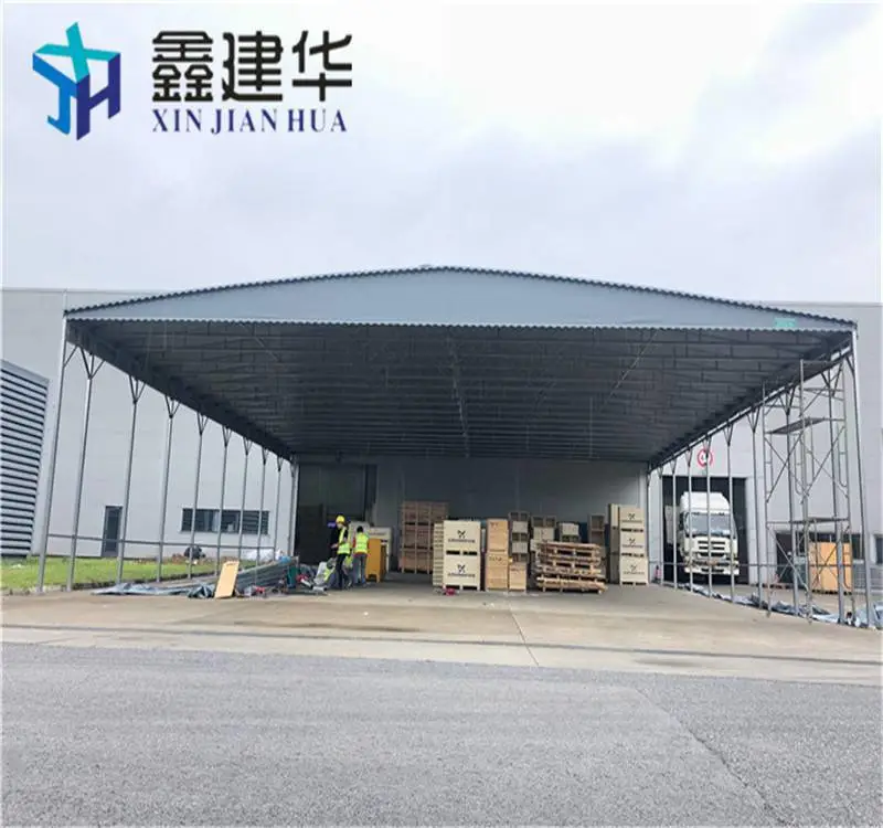 苏州沧浪大型仓库推拉移动雨棚制造厂家