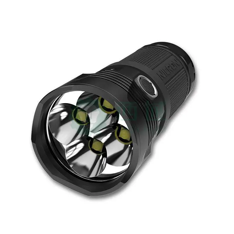 耐朗B400LED手电筒怪兽级12000lm含4节18650锂电池含DC充电器