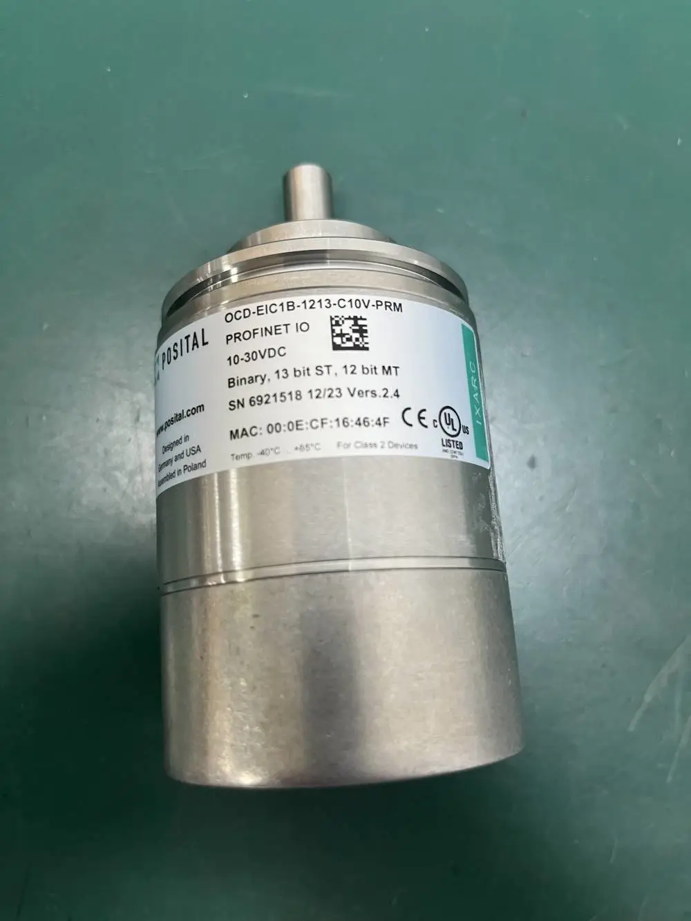 *** 多圈 编码器 OCD-DPC1B-1212-B15V-H3P Profibus(现场总线) 接口