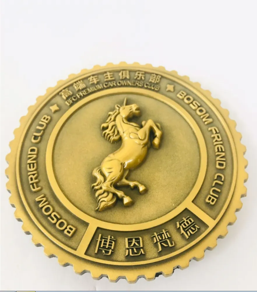 汽车立体车标定制，仿古汽车标牌制作，深圳古铜标志生产