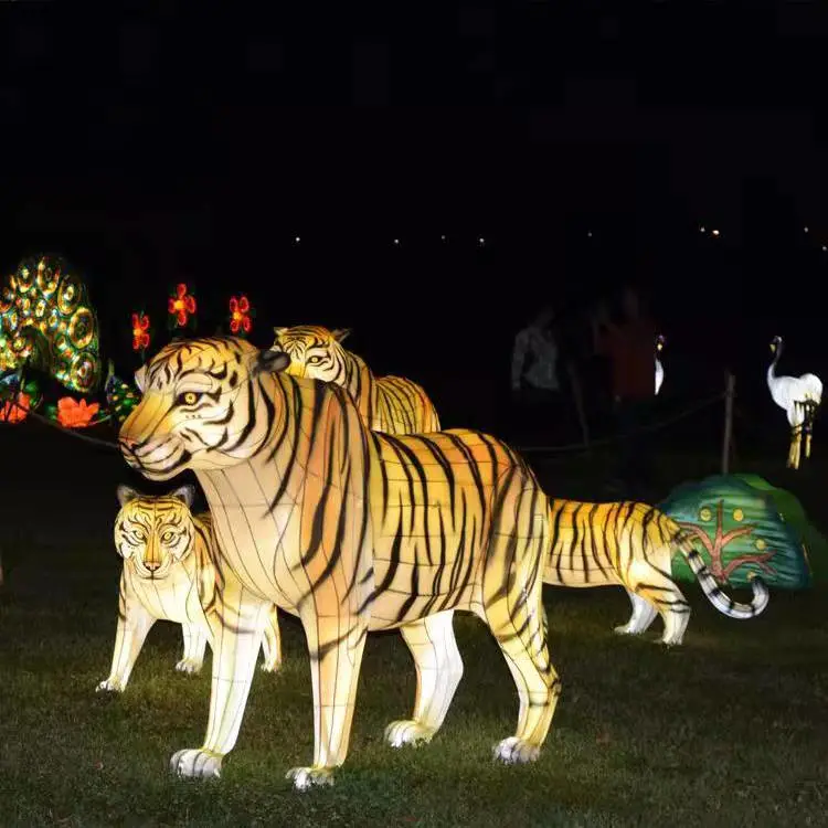 广东虎彩灯 华亦彩 节日节庆虎年彩灯制作