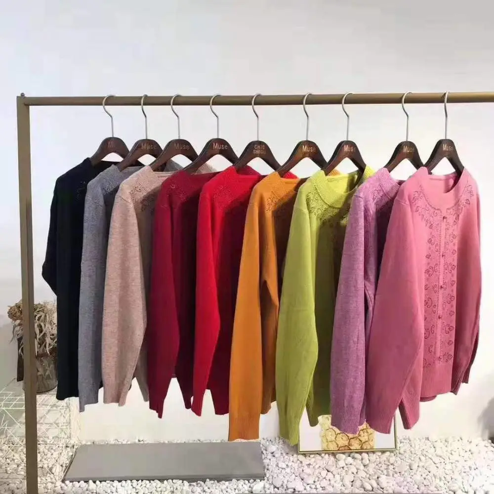河南焦作衣服杂款圆领大妈毛衣批发服装便宜质量又好秋冬圆领男士针织衫