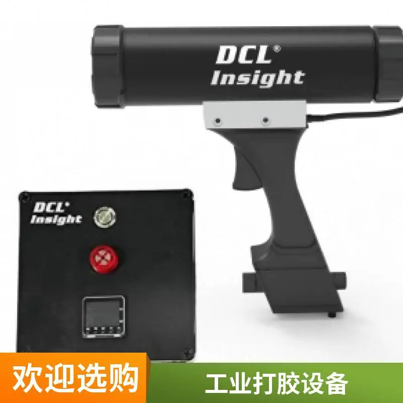 工业智能温控卡筒胶枪 310ml 气动恒温加热打胶枪